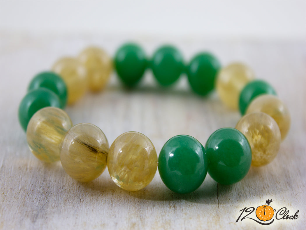 Гривна "Авантюрин и косите на Венера"