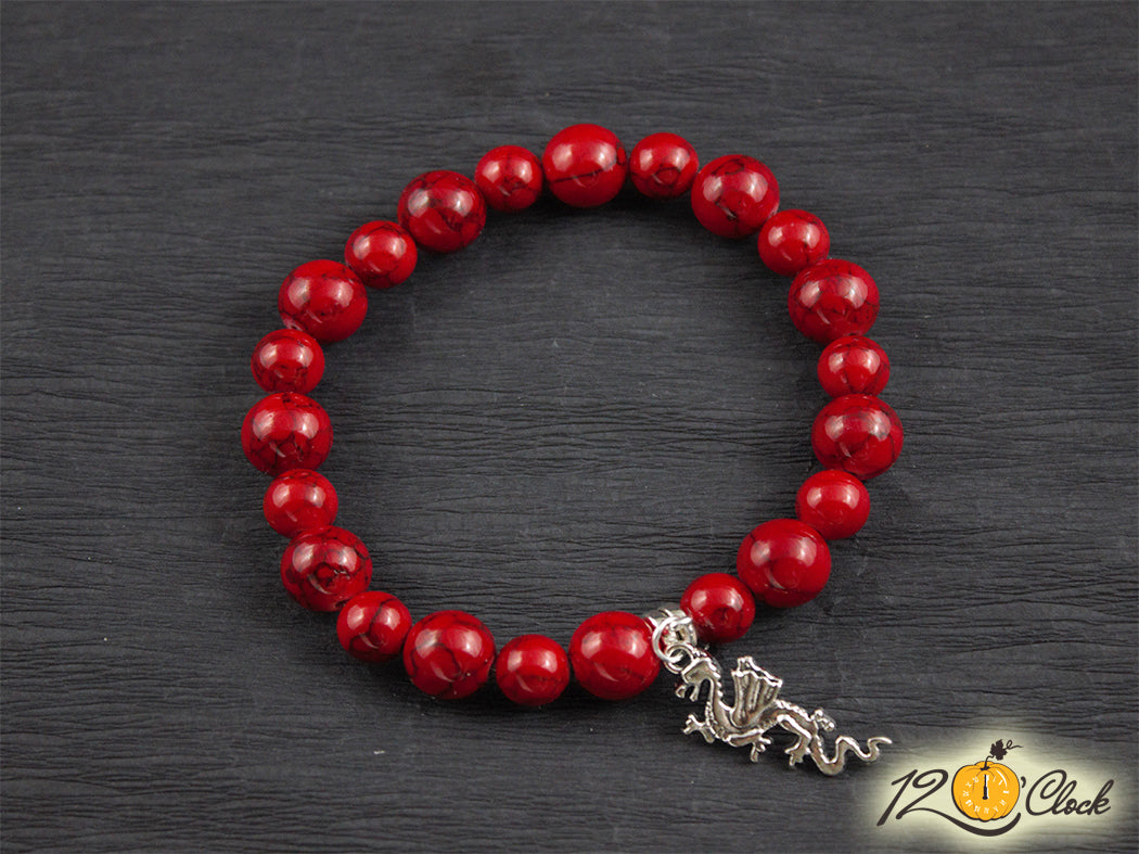 Гривна "Годината на дървения дракон" – червен хаулит