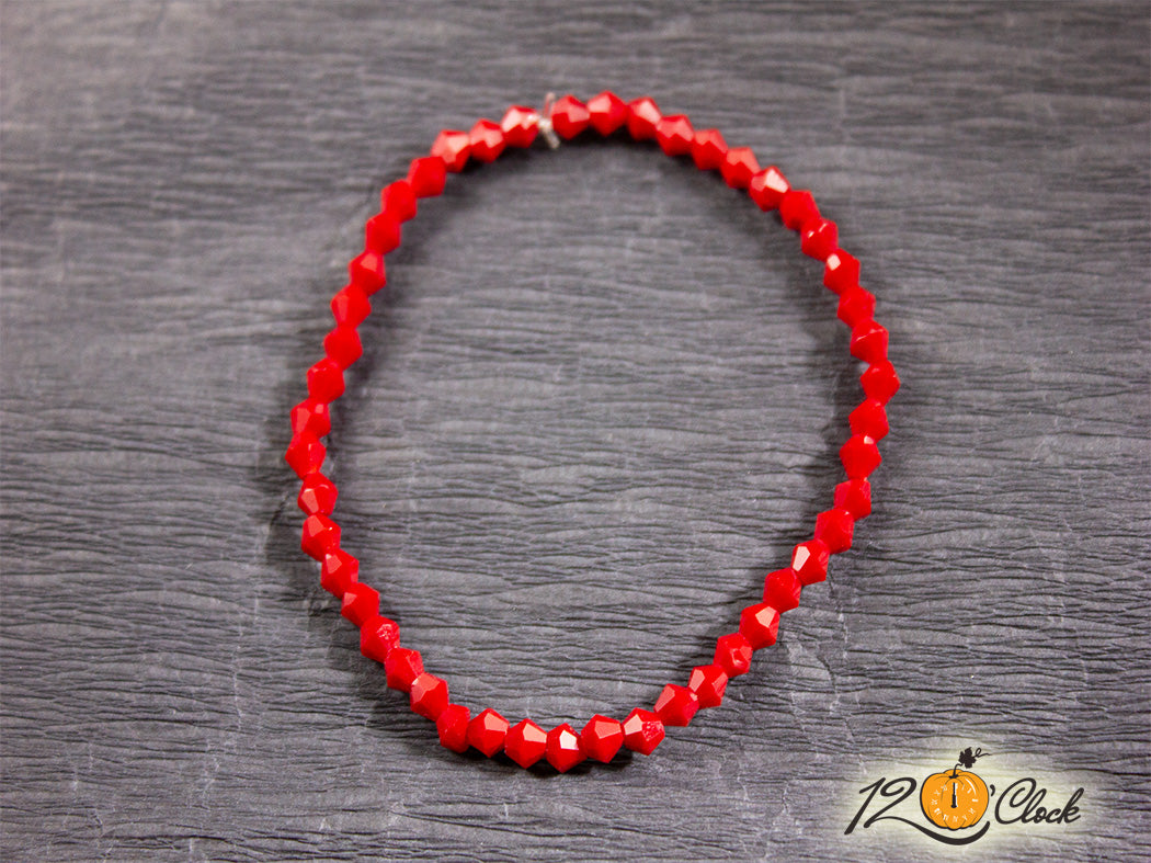 Гривна "Малиново - червена"