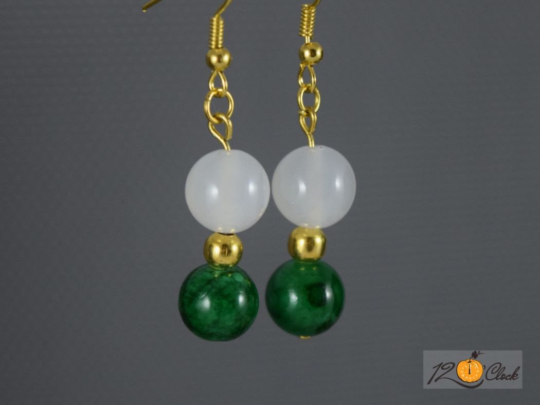 Обици "Котешки очи"