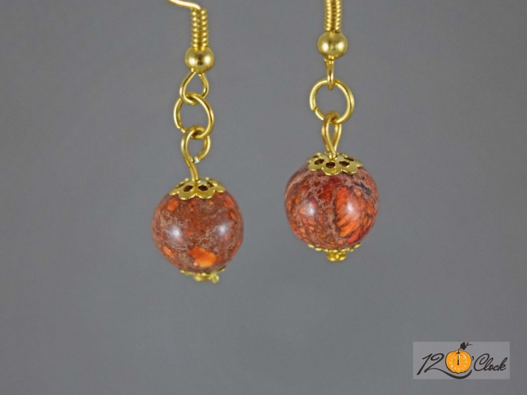 Обици "Златна Ябълка"