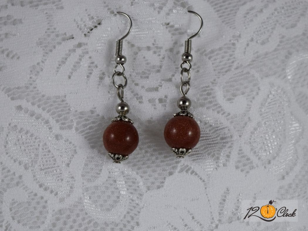 Обици "Пустинна Роза"