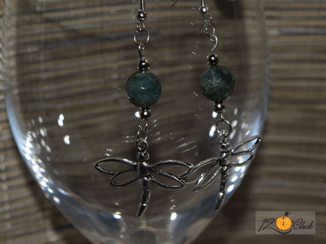 Обици "Зелено Водно Конче"