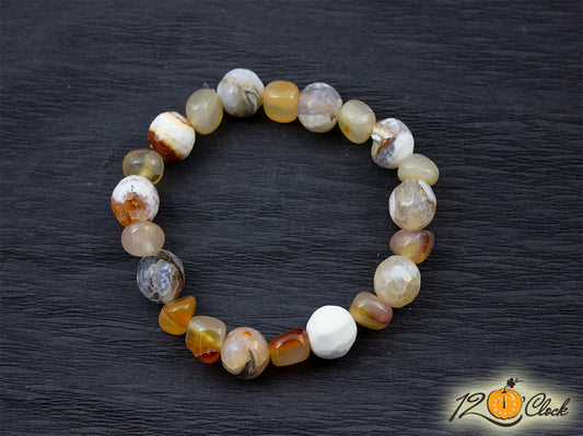 Гривна "Оранжеви ахати"