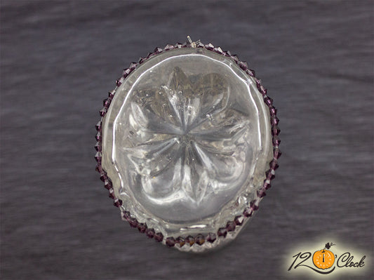 Гривна "тъмно лилав кристал"