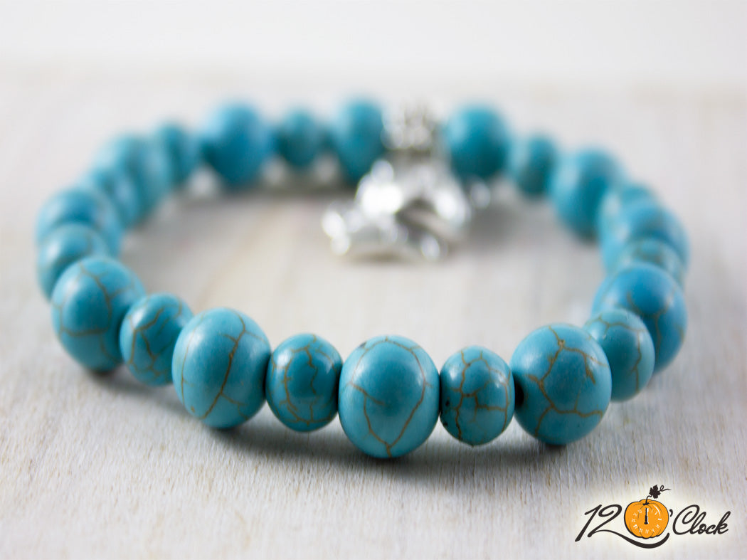 Гривна "Годината на Водния тигър" - тюркоаз