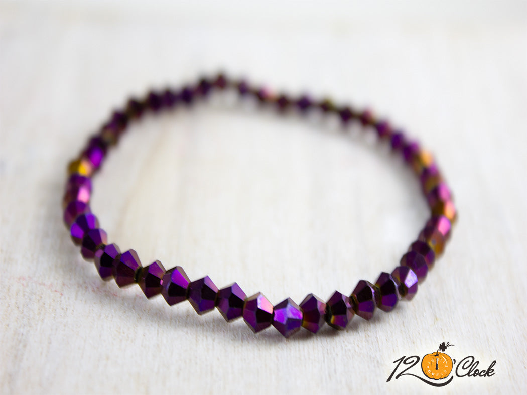 Гривна "преливащ лилав кристал"