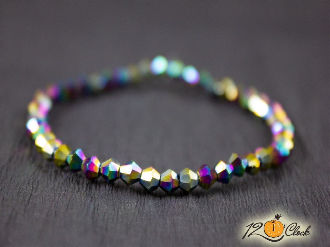 Гривна "кристал с преливащи цветове"