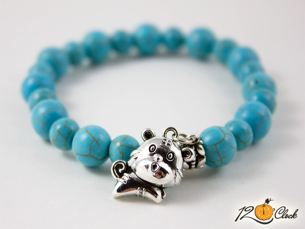 Гривна "Годината на Водния тигър" - тюркоаз