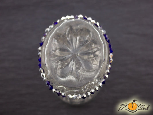 Гривна "сиво син кристал"