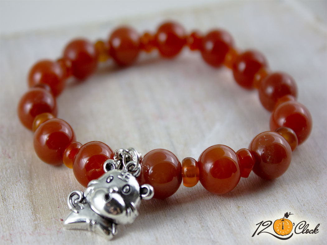 Гривна "Годината на Водния тигър" - карнеол