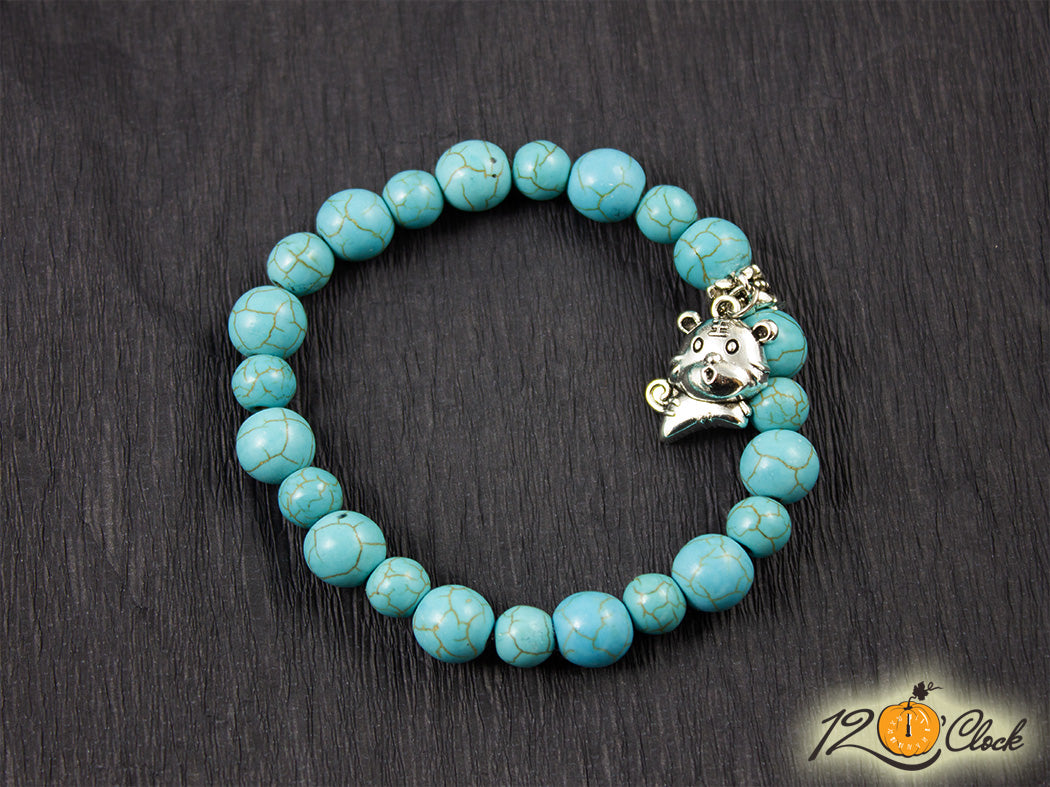 Гривна "Годината на Водния тигър" - тюркоаз