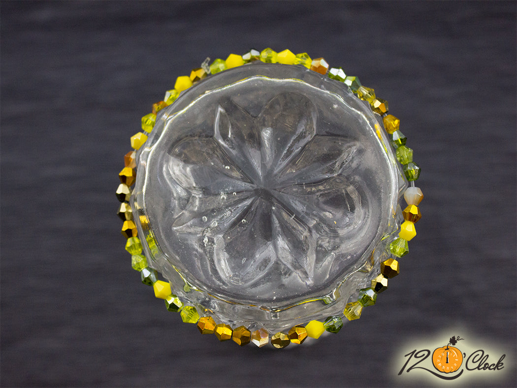 Гривна "жълто зелени кристали"