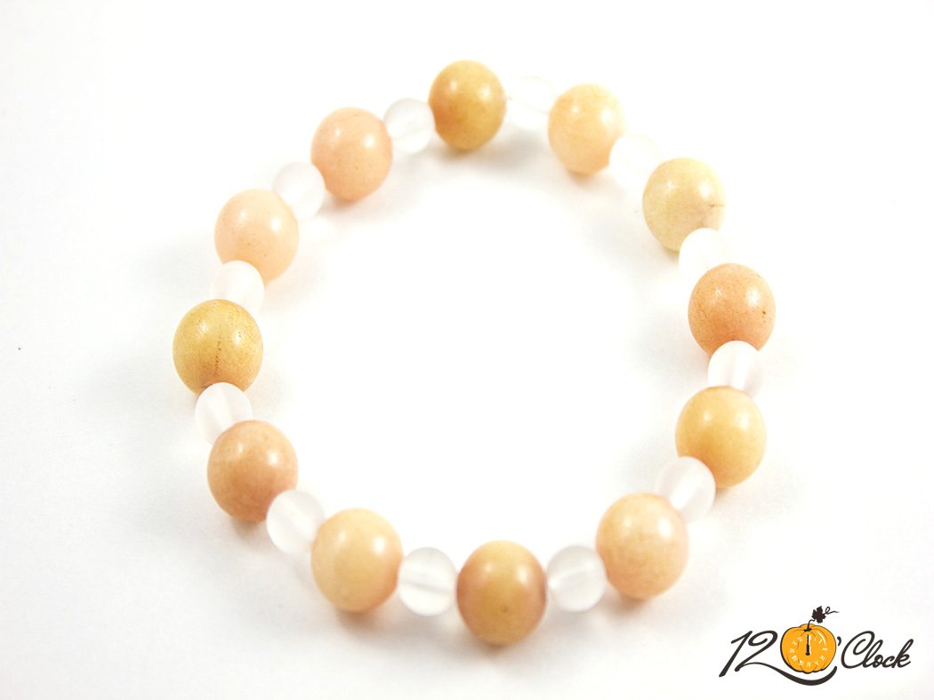 Гривна "Петалит и планински кристал мат"