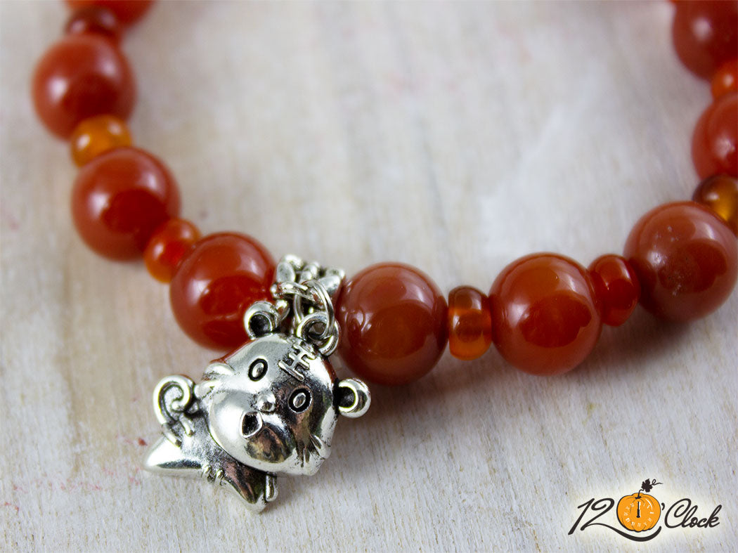 Гривна "Годината на Водния тигър" - карнеол