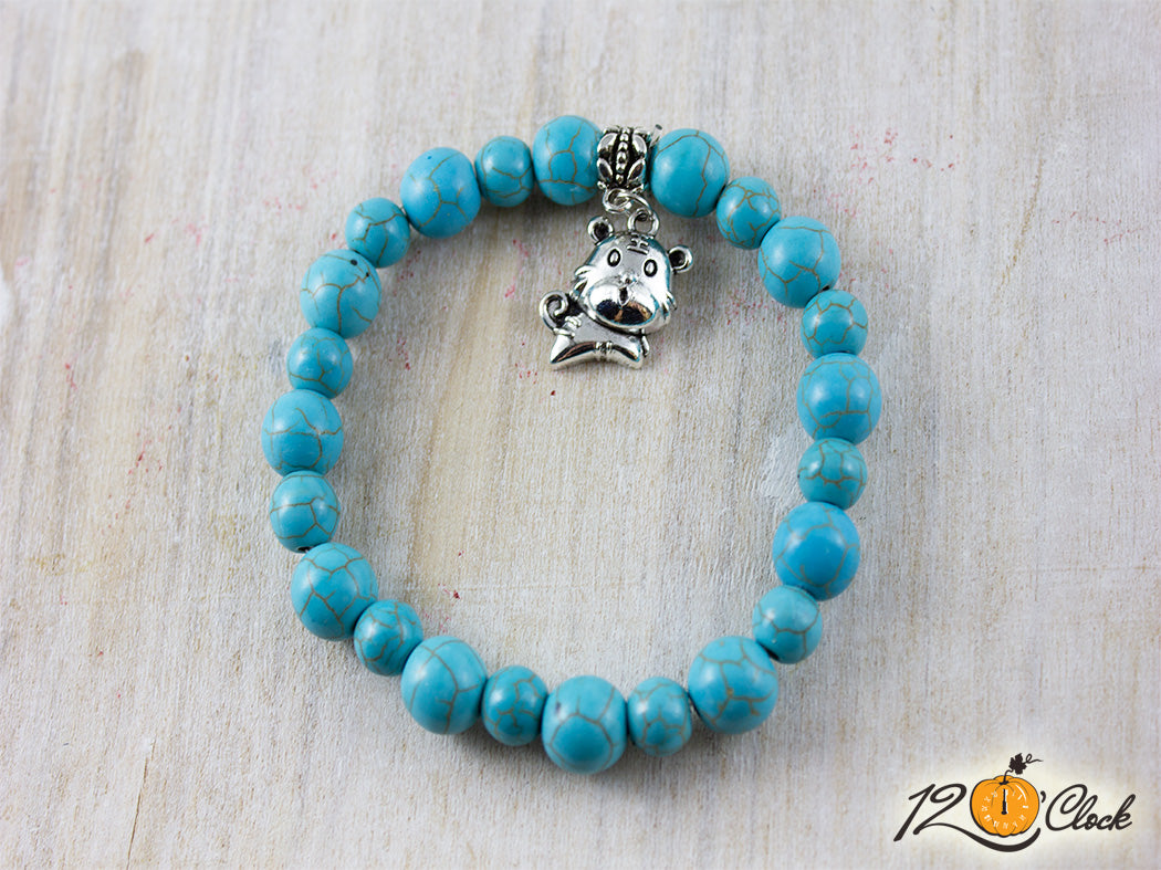 Гривна "Годината на Водния тигър" - тюркоаз