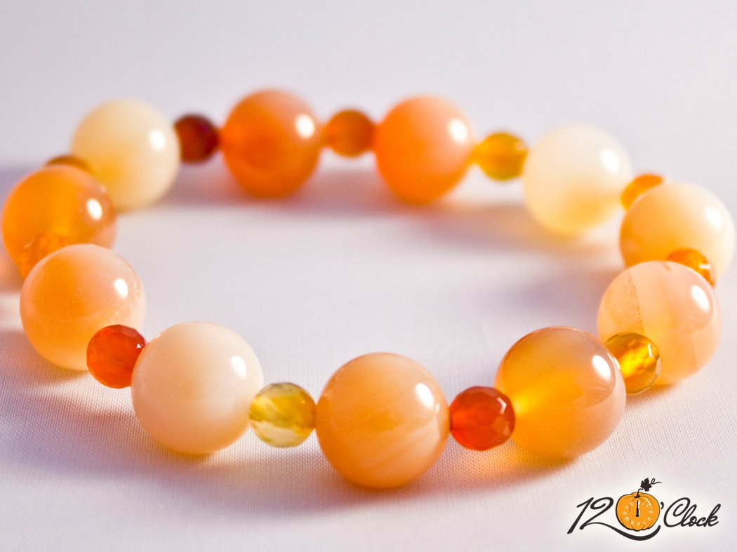 Гривна Оранжев ахат