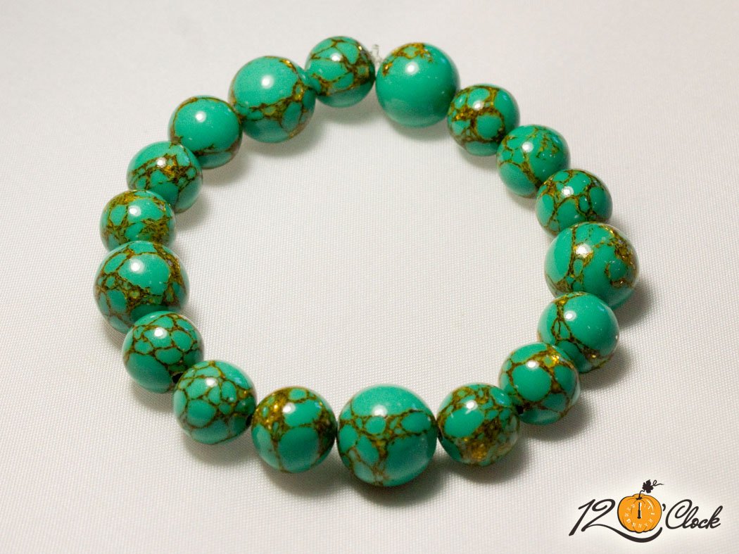 Гривна "Зелен азурит"