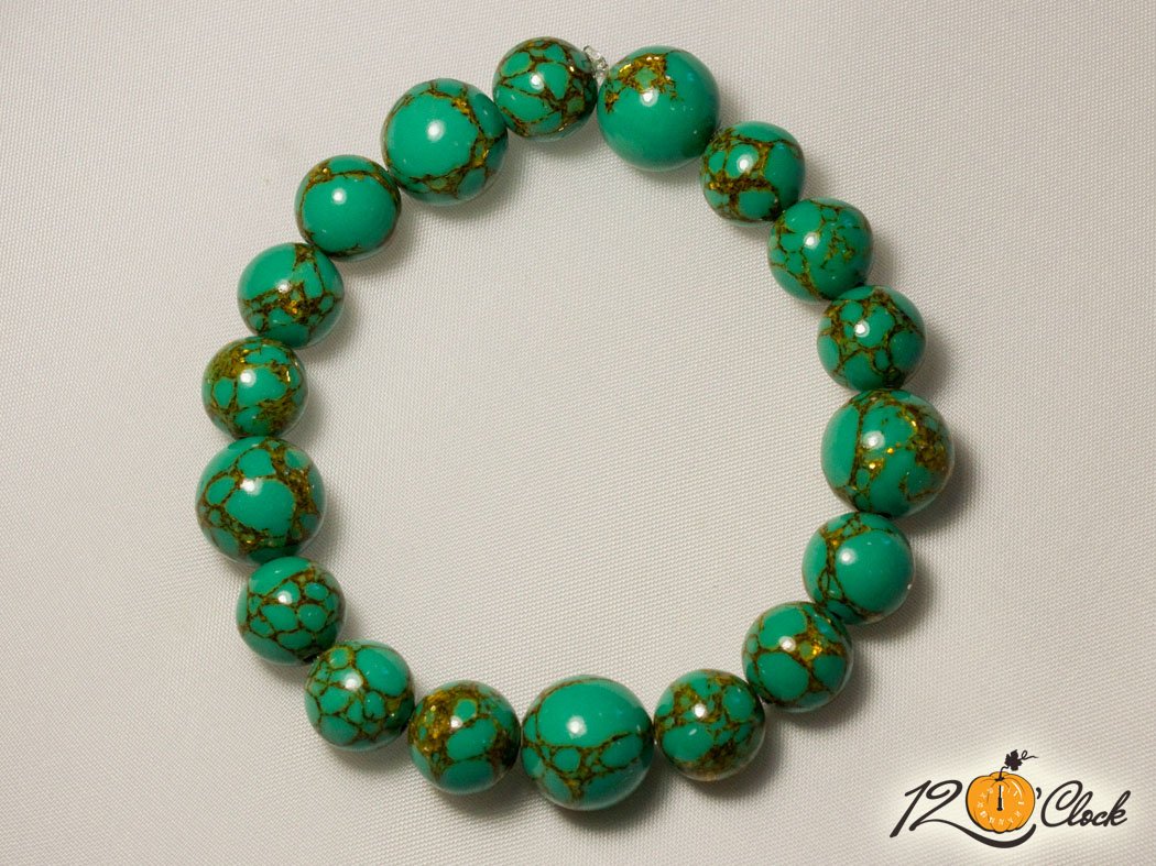 Гривна "Зелен азурит"