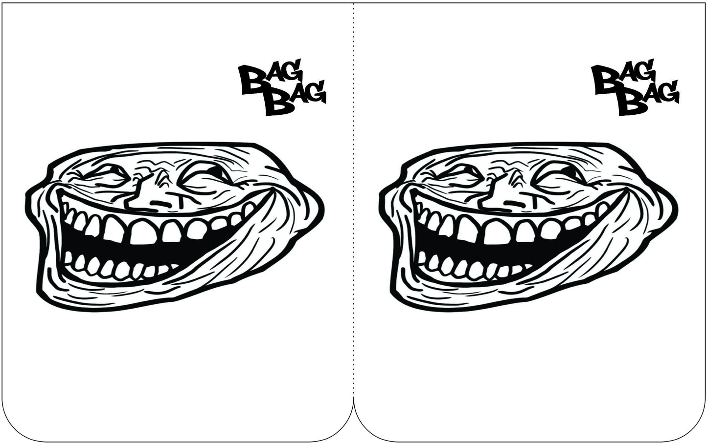 БагБаг торбичка Troll Face - 3
