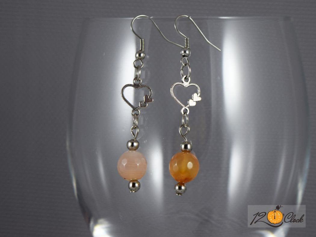 Обици "Прасковена Градина"