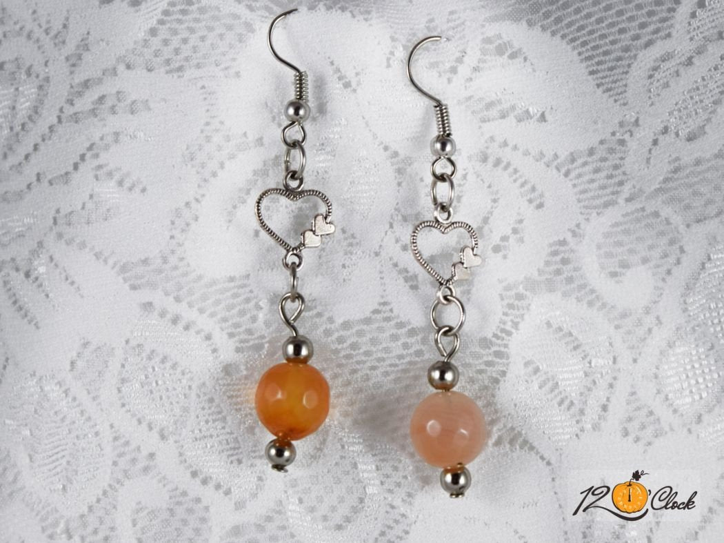 Обици "Прасковена Градина"