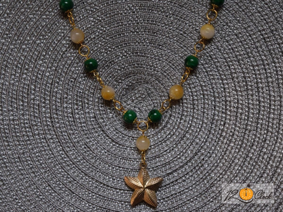 Колие "Зелен Блясък"